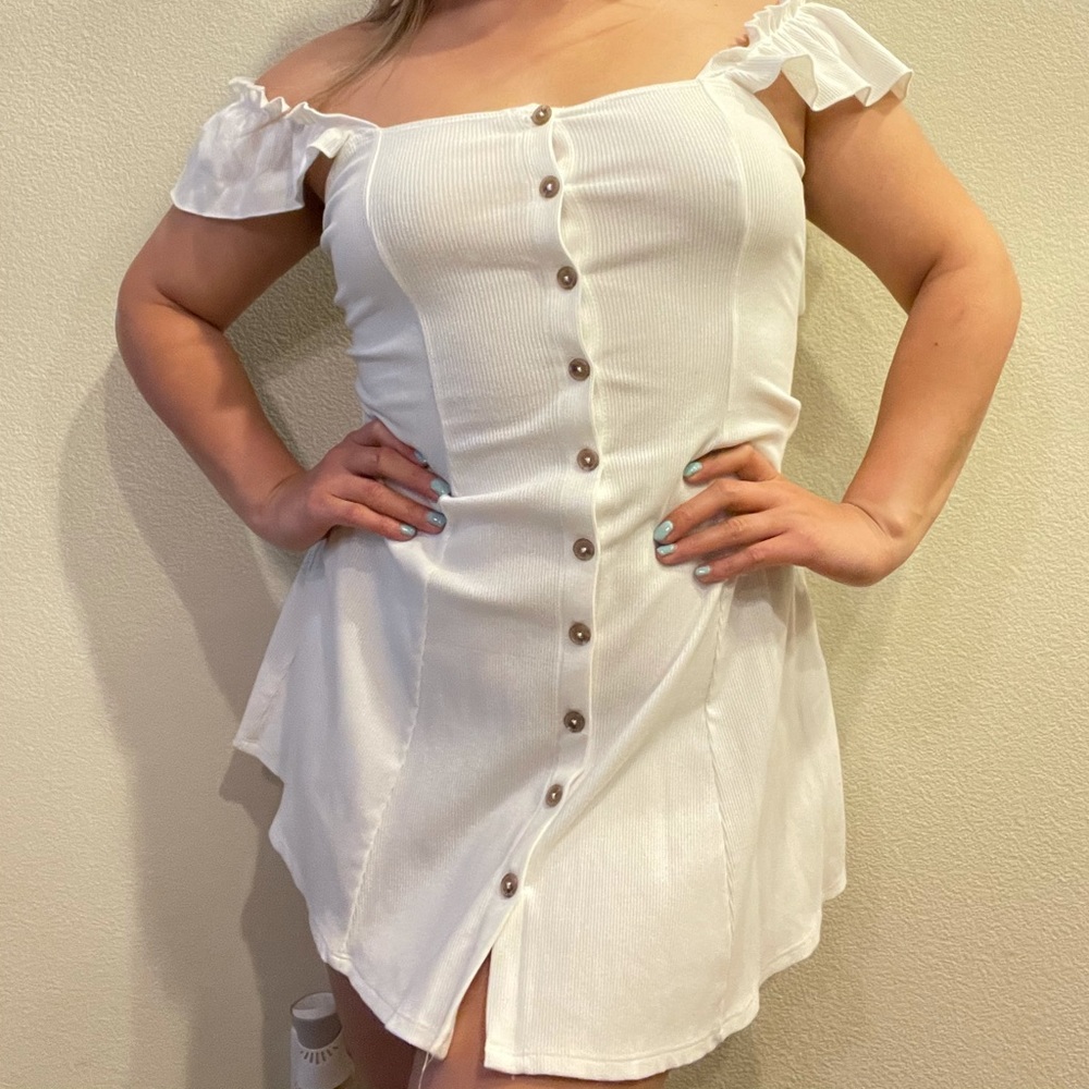 white dress